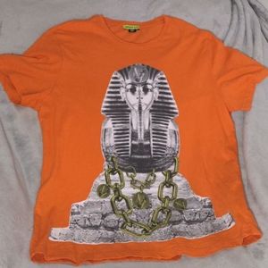 Versace t-shirt authentic orange KING TUT